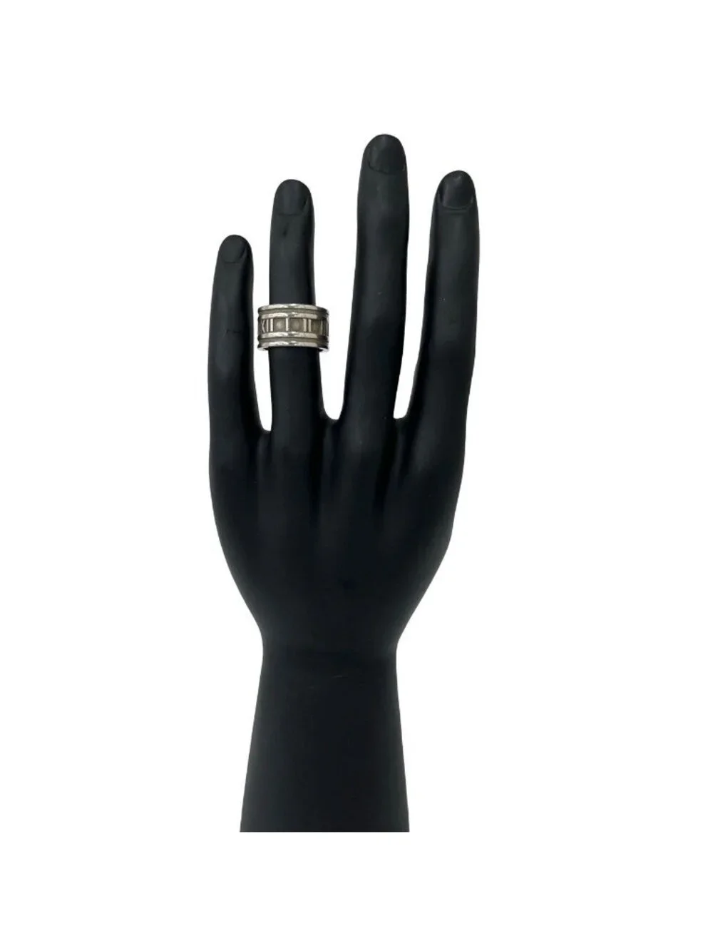Tiffany & Co Atlas Wide Ring 925 Sterling Silver